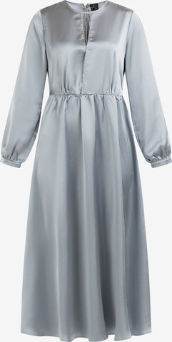 Robe de soirée DreiMaster Klassik en gris : devant