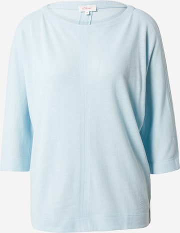 s.Oliver Shirt in Blauw: voorkant