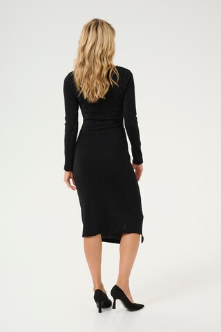 Cream Dress 'Kalia' in Black