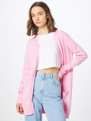 VILA Cardigan 'Ril' i pink: forside