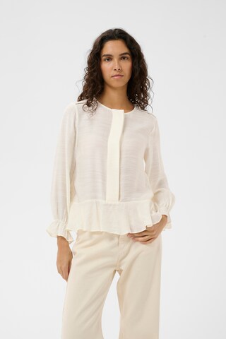 Chemisier 'LINNISIW' InWear en blanc : devant