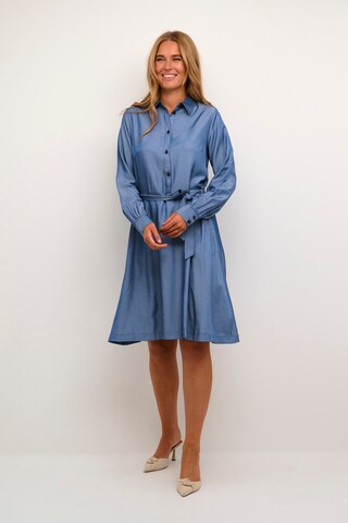 Kaffe Shirt dress 'Leonora' in Blue