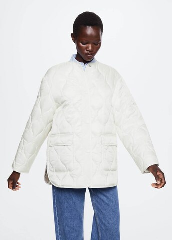 Veste mi-saison 'MELON' MANGO en blanc : devant