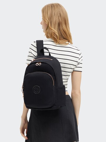 KIPLING - Mochila 'Delia' em preto