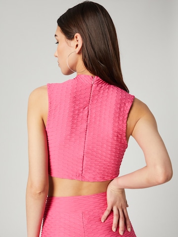 VIERVIER Top 'Malou' in Pink