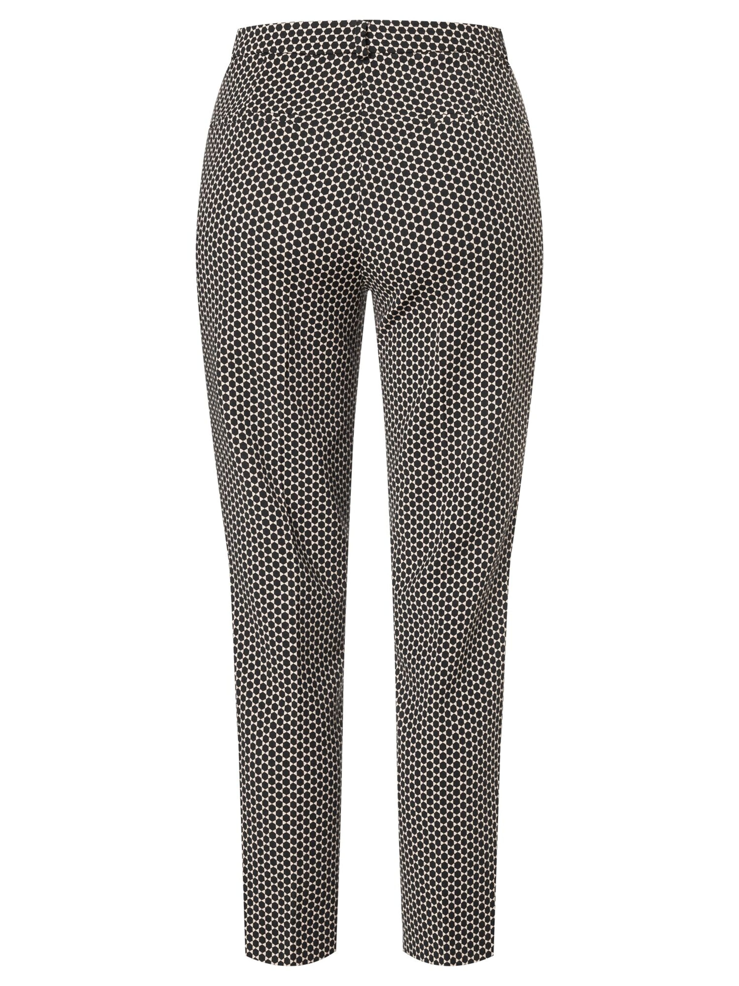 MORE & MORE Slimfit Hose 'Hedy' in Schwarz