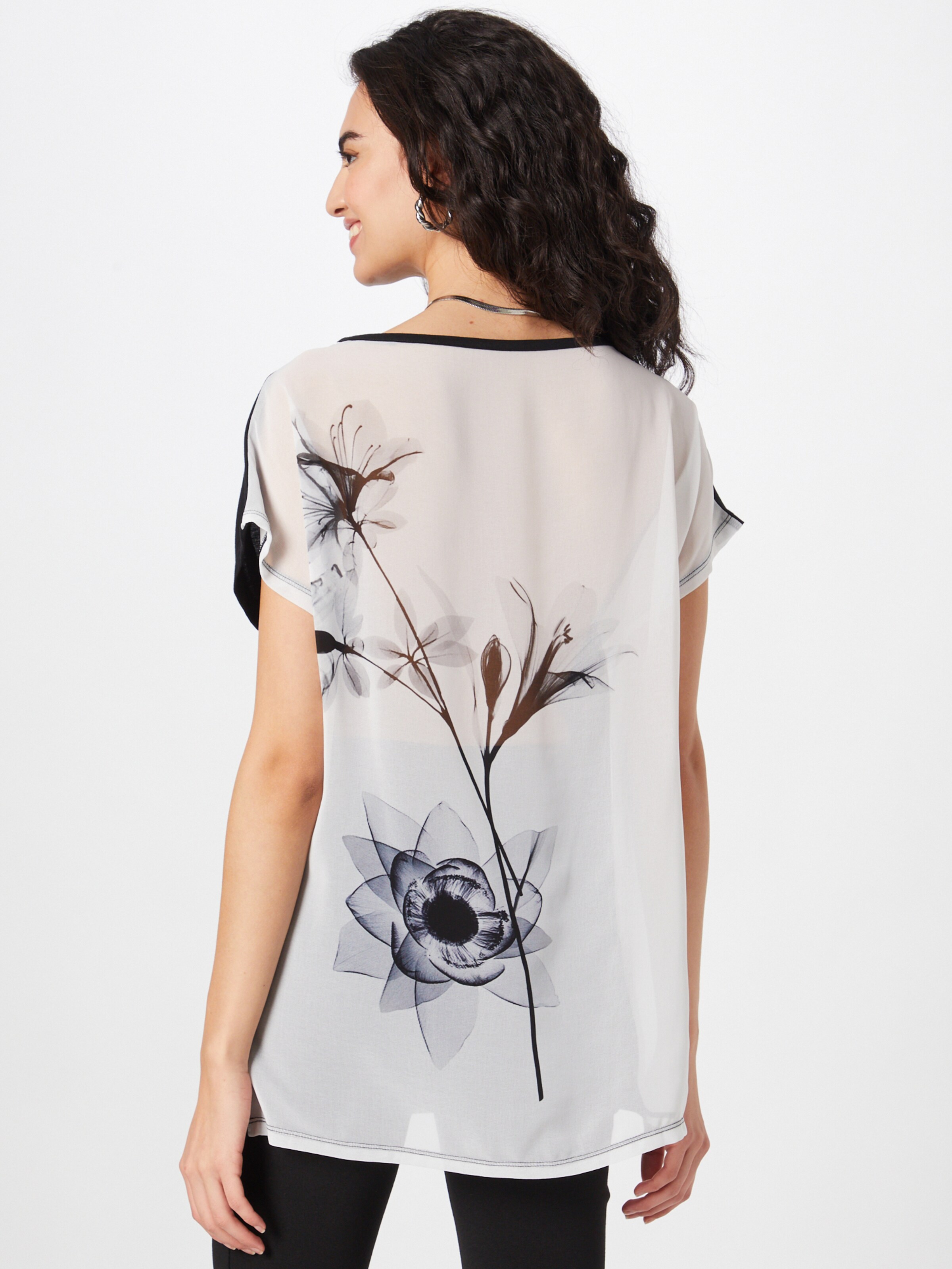 Frauen Shirts & Tops Sisley Shirt in Schwarz, Weiß - VB48451 Frauen Shirts & Tops Sisley Shirt in Schwarz, Weiß - VB48451