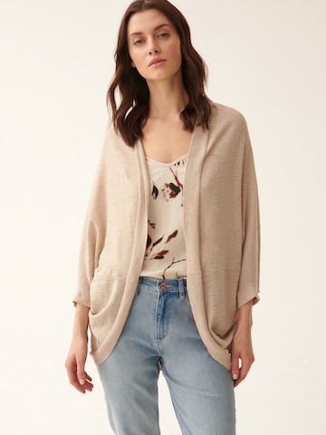 TATUUM Knit cardigan 'FRU' in Beige: front