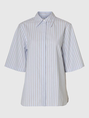 SELECTED Blouse in Blauw: voorkant