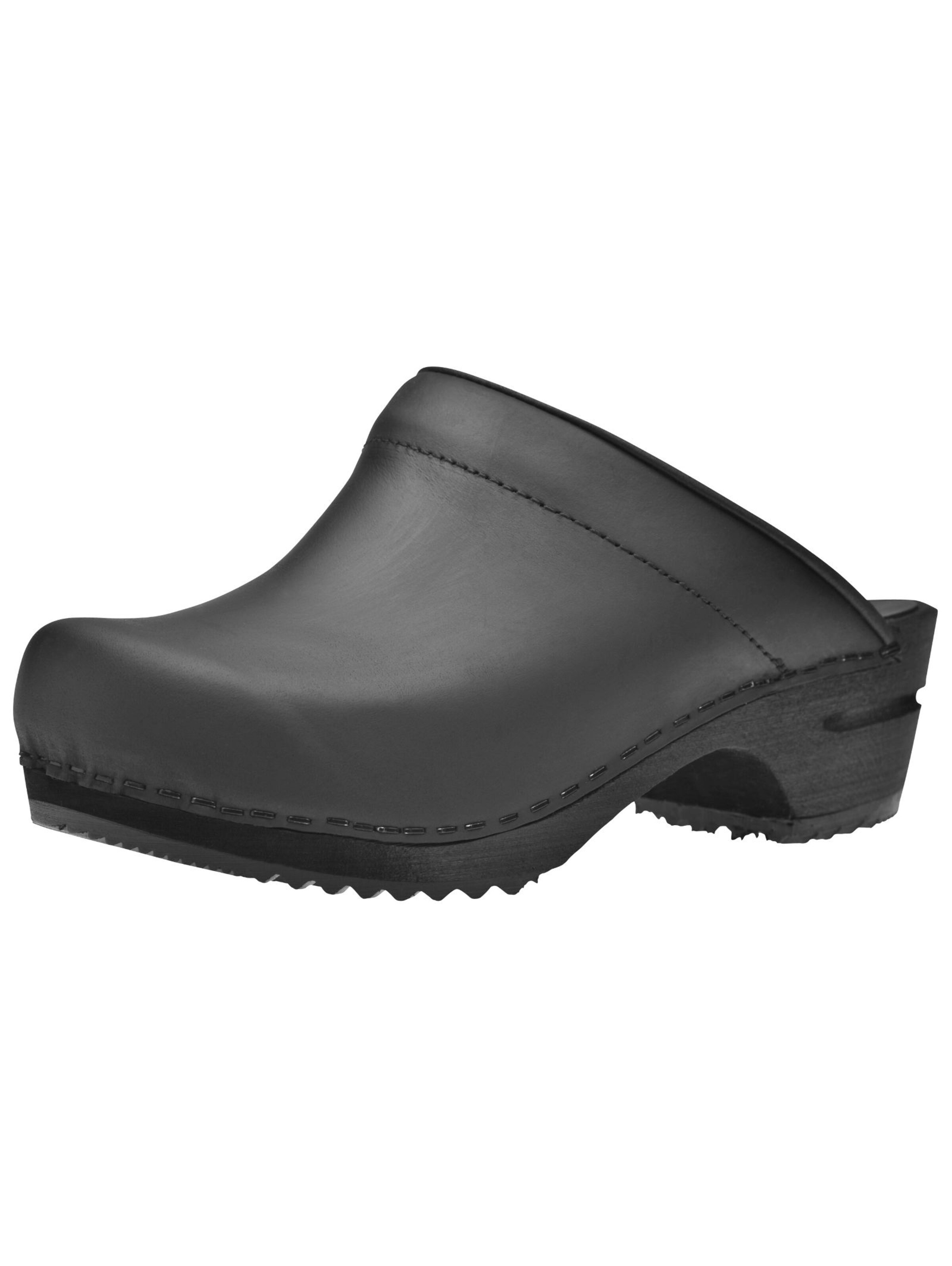 SANITA Clogs in Schwarz: Vorderseite