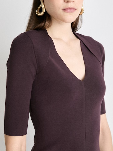 BOSS Black Kleid 'Fezanin' in Rot