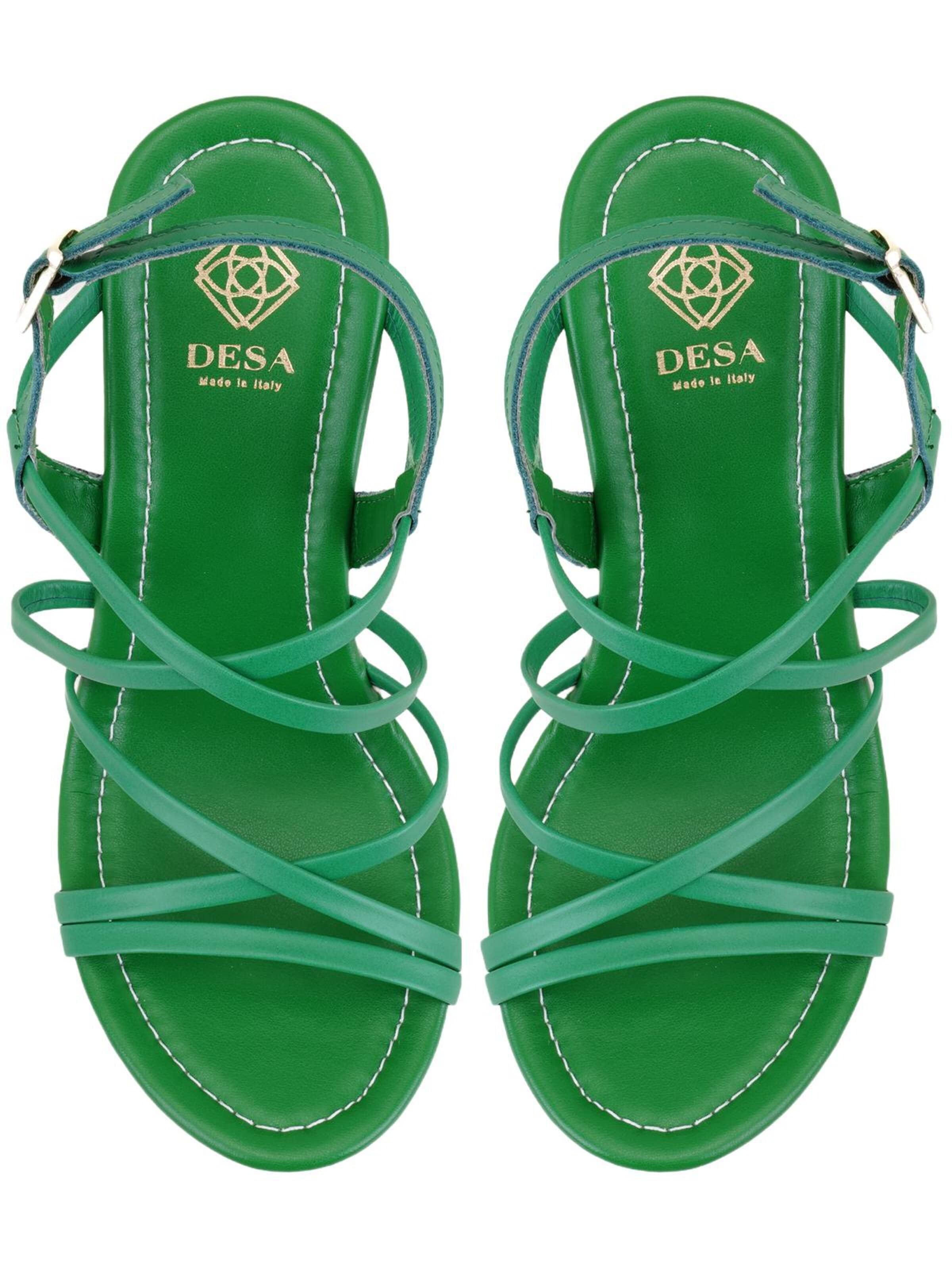 Desa - Sandalias de dedo 'Sandalen' en verde