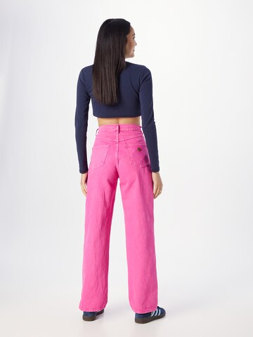 Abrand Loosefit Jeans in Roze