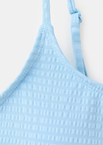 MANGO TEEN Balconette Bikini 'Noah' in Blue