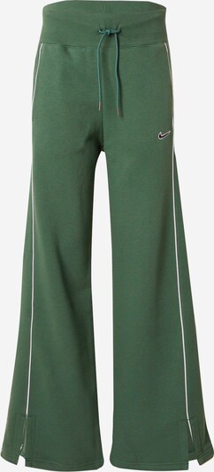 Pantaloni 'FLC PHX' Nike Sportswear pe verde jad / negru / alb, Vizualizare produs