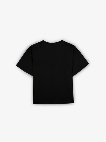 Scalpers Shirt 'Gathered Chest' in Black