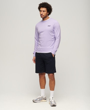 Superdry Sweatshirt 'Essential' in Purple