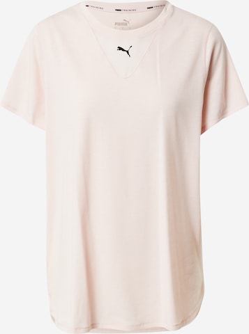 T-shirt fonctionnel PUMA en rose : devant