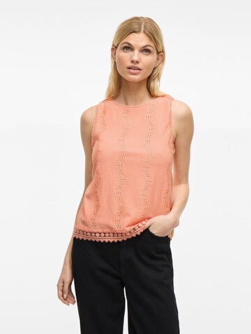 VILA Top in Oranje: voorkant