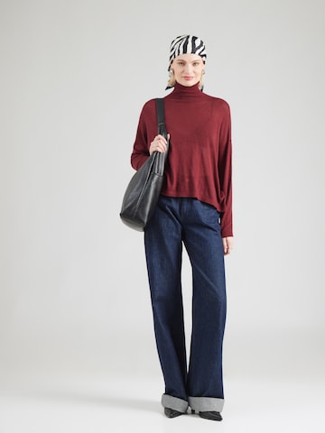 Pull-over oversize 'TOIMA' AMERICAN VINTAGE en rouge