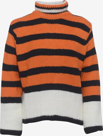 FRESHLIONS Sweater 'Astrid' in Orange: front