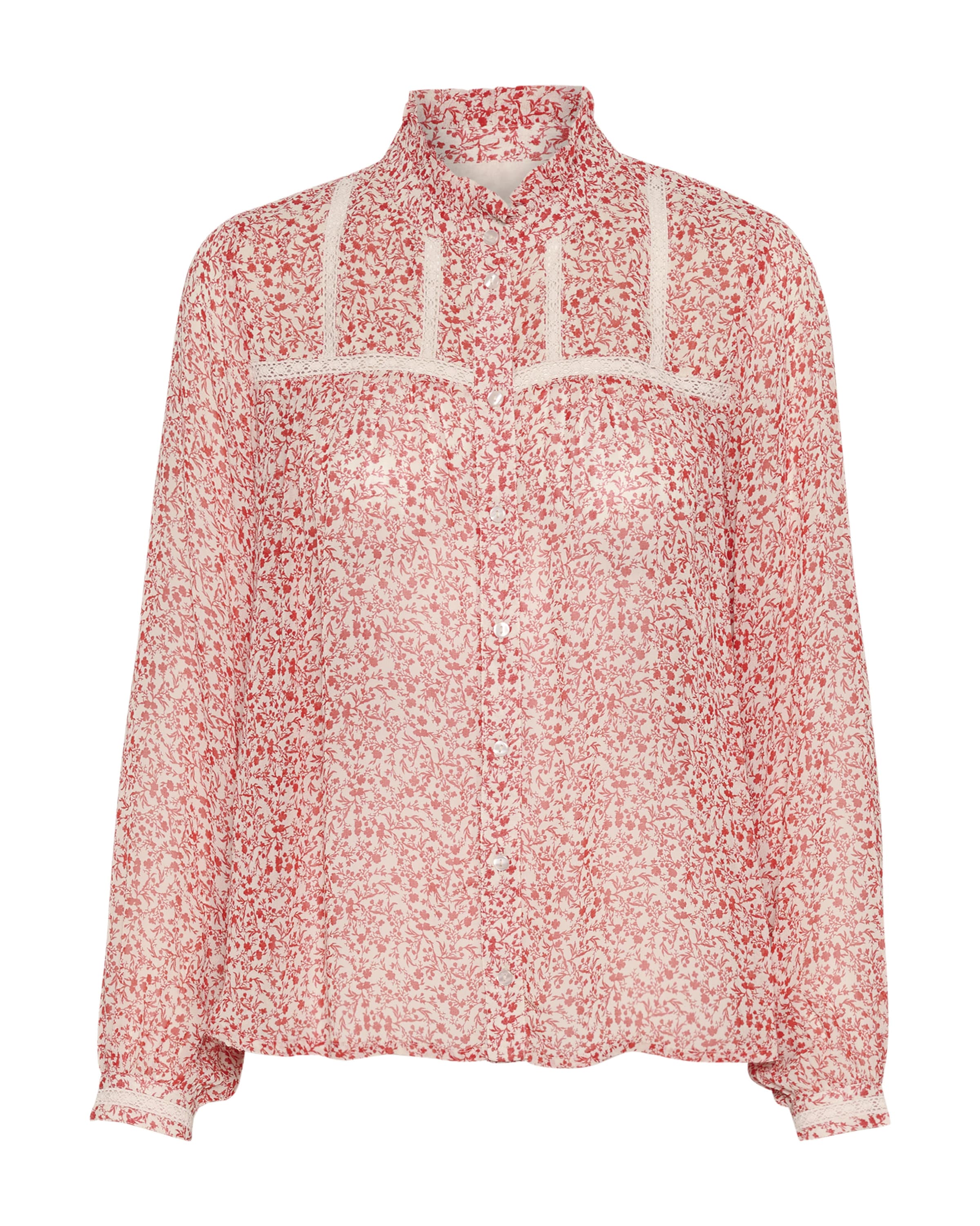 Part Two Bluse 'Leolu' i rød: forside