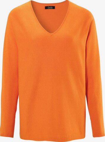 Aniston SELECTED Pullover in Orange: predná strana