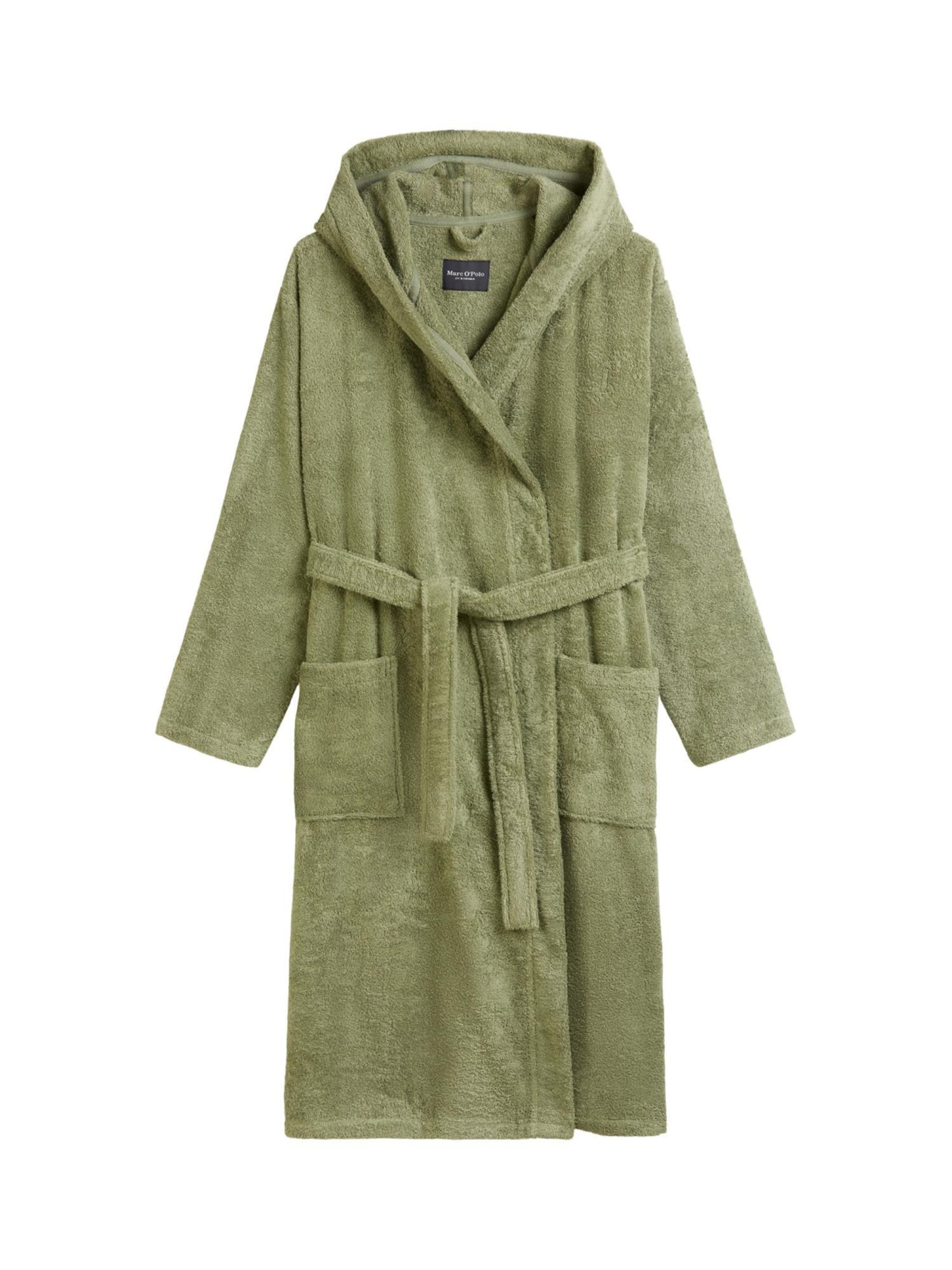 Marc O'Polo Bademantel in Grün: Vorderseite