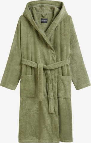 Marc O'Polo Long Bathrobe in Green: front
