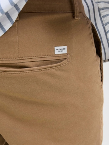 Jack & Jones Plus Slim fit Chino Pants 'JPSTMarco JJDave' in Brown