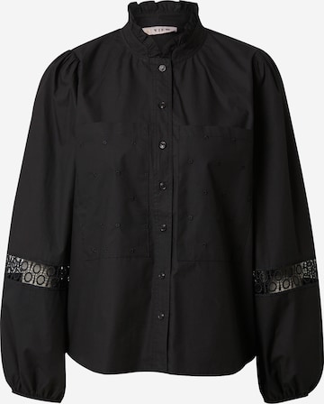 A-VIEW Blouse 'Tiffany' in Black: front