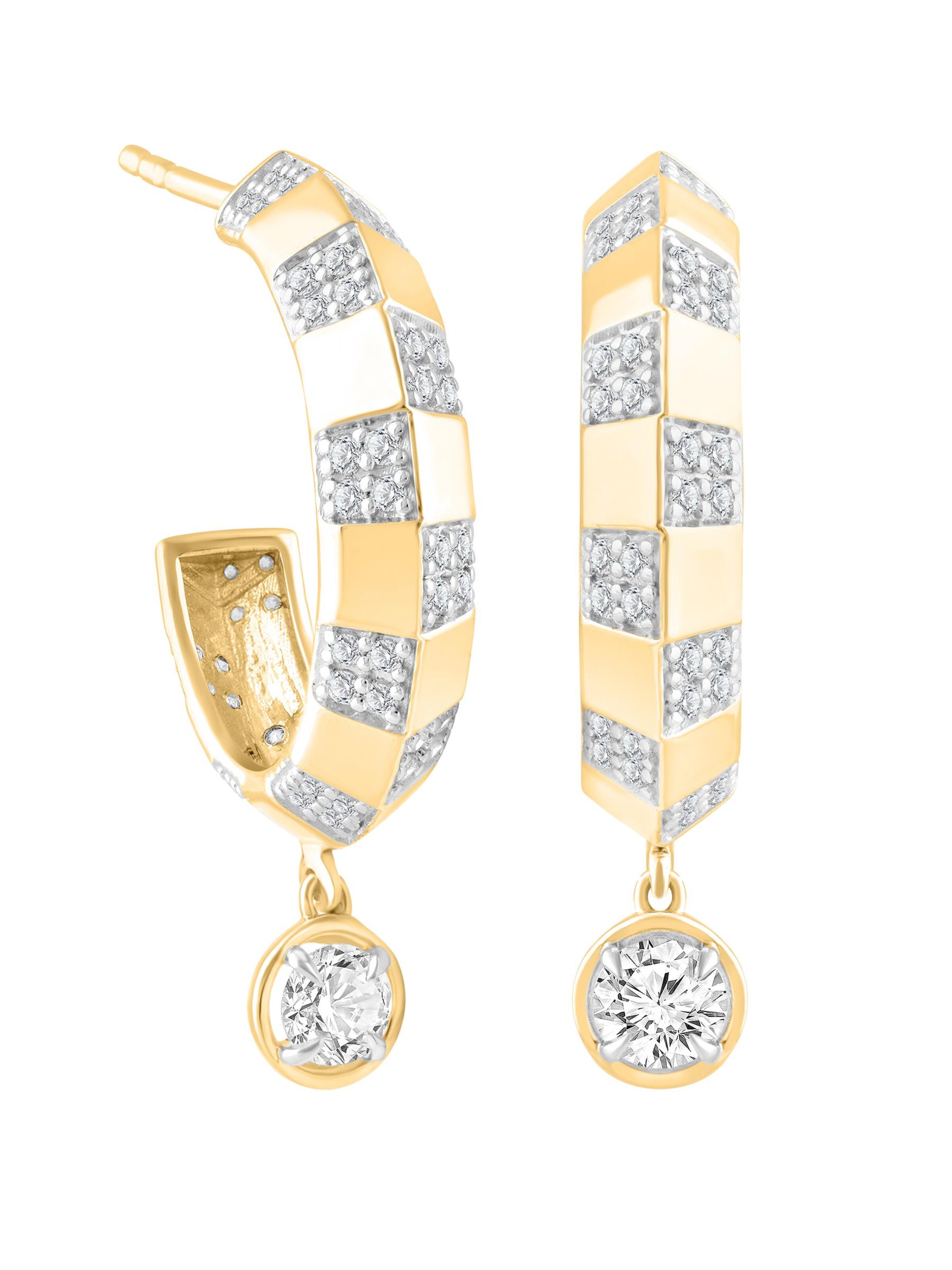 ETHISHER DIAMANTEN Earrings in Yellow