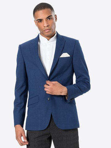 Regular Veste de costume BURTON MENSWEAR LONDON en bleu : devant