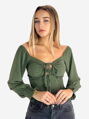Elara Bluse in Grün