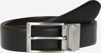 BOSS Ceinture 'Ollie' en marron / noir / argent, Vue avec produit