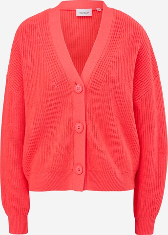 comma casual identity Knit Cardigan in Red: front