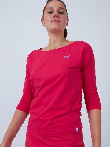 SPORTKIND Funktionsshirt '3/4 Loose Fit'‌‌‌‌‌‌‌‌‌ in Pink: Vorderseite