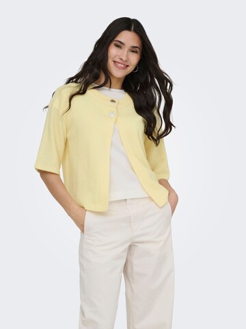 JDY Cardigan 'JDYSUPER' i gul: forside