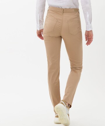 BRAX Regular Pants 'Carola' in Brown