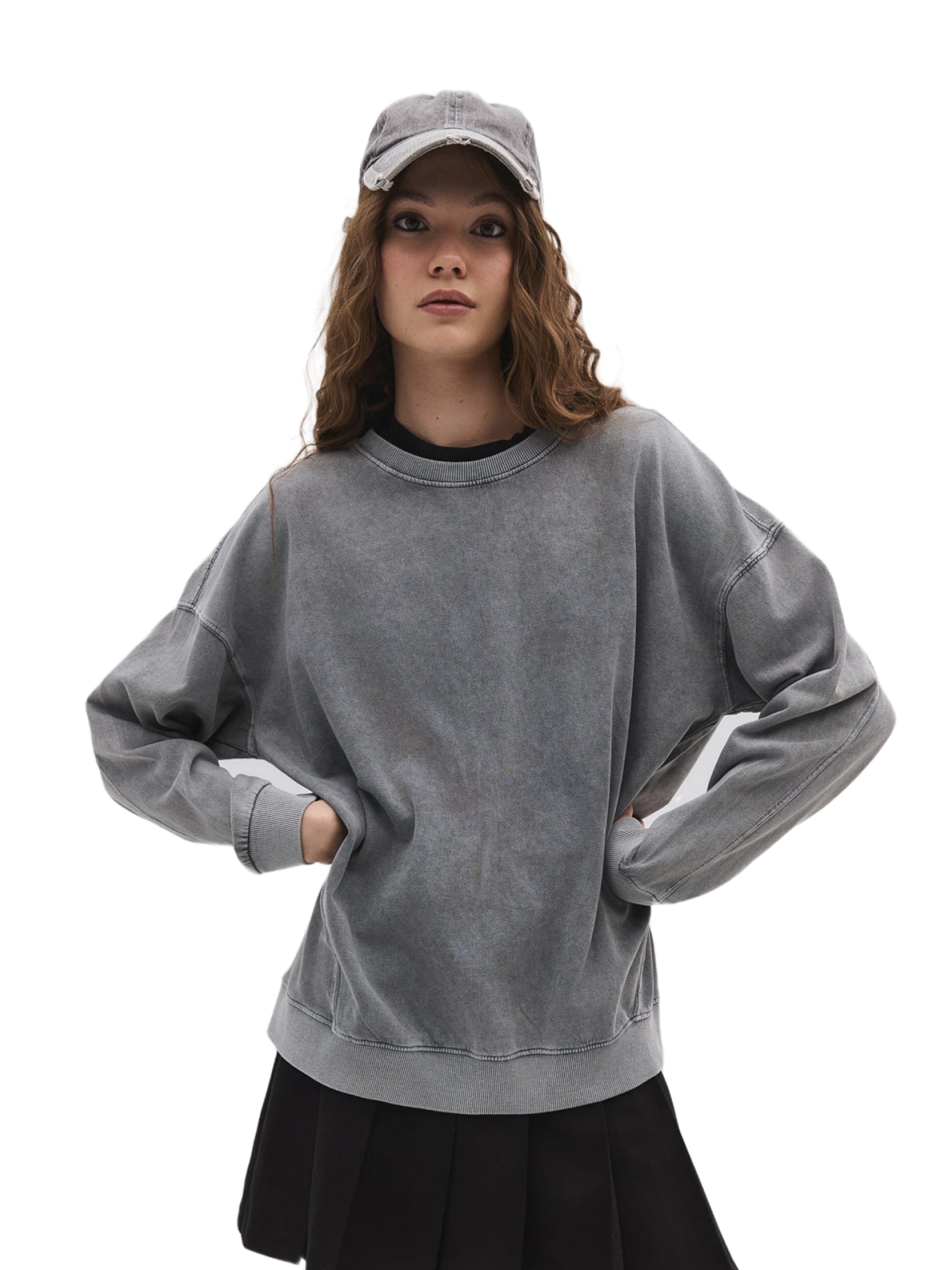 No Matter What Sweatshirt in Grey