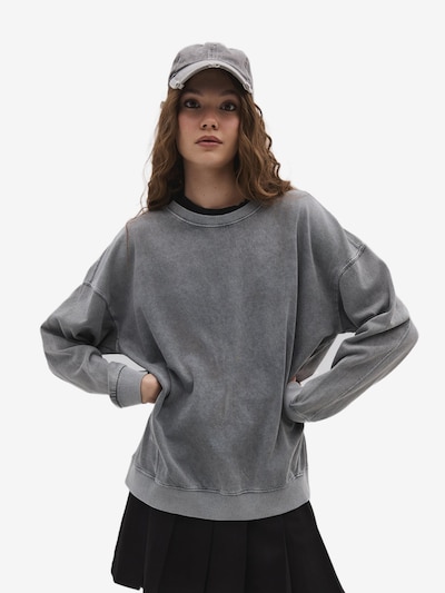 No Matter What Sweatshirt in S in de kleur Grijs, Productweergave