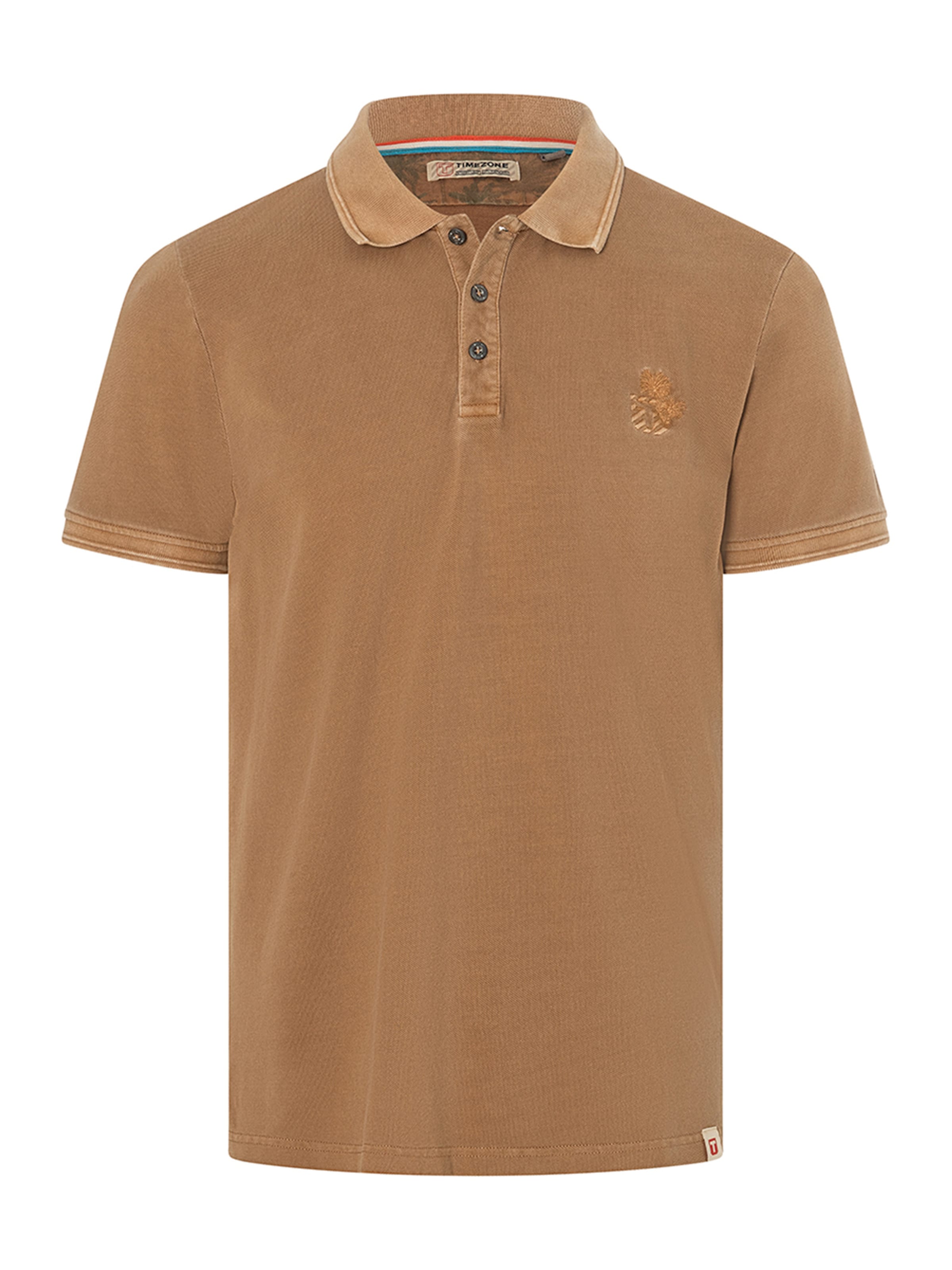 TIMEZONE Shirt 'Garment Dye' in Bronze: front