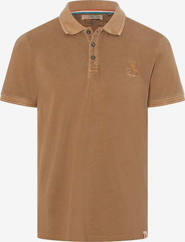 TIMEZONE T-Shirt 'Garment Dye' in Bronze: Vorderseite