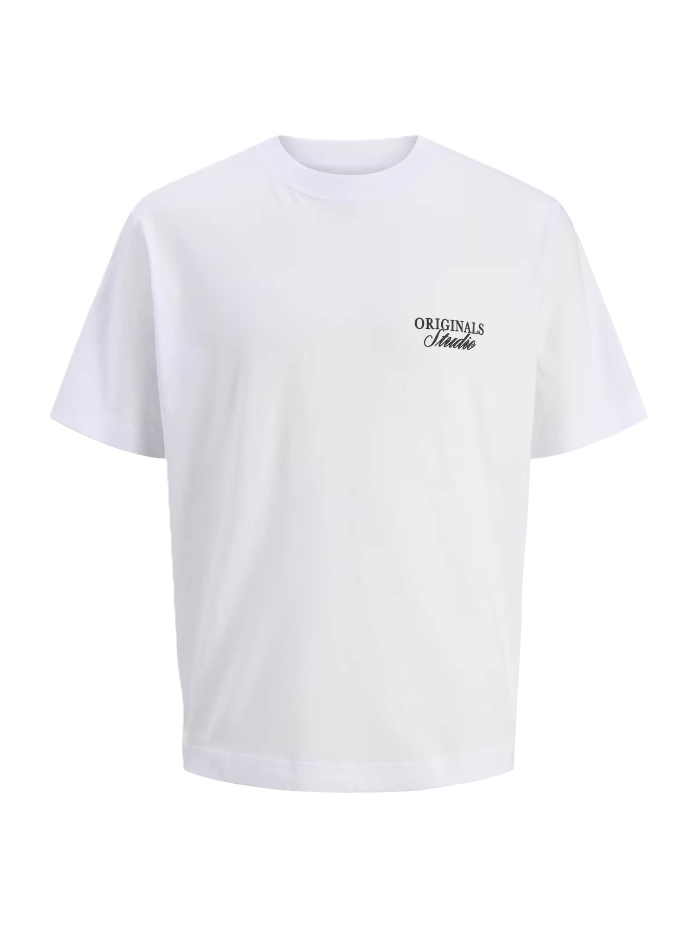 T-Shirt 'JORNorrebro' JACK & JONES en blanc : devant