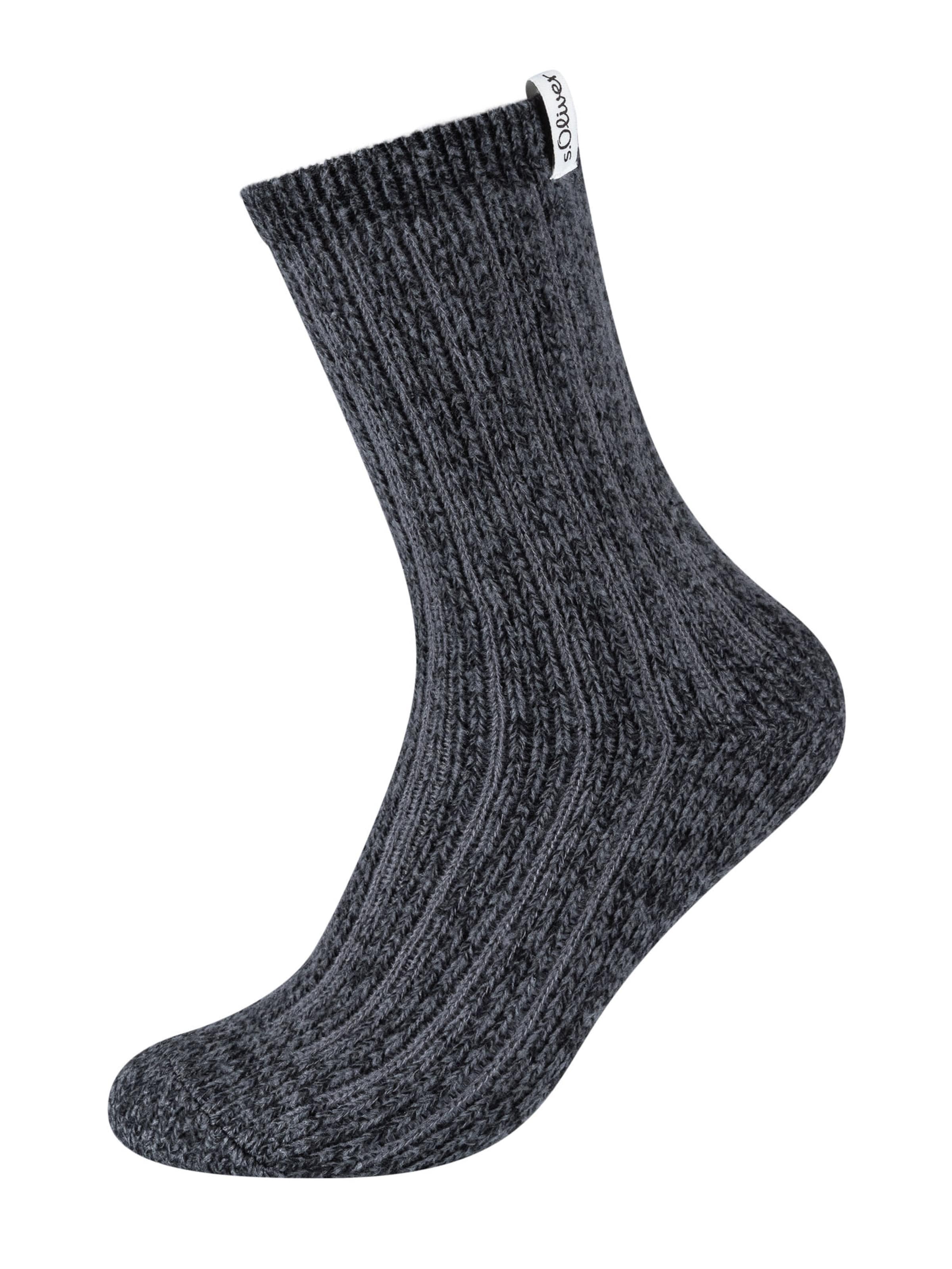 s.Oliver Socken in Schwarz