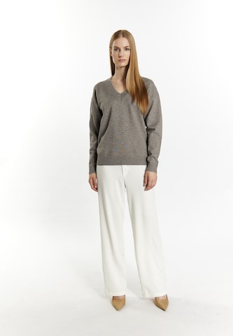 Pull-over DreiMaster Klassik en gris