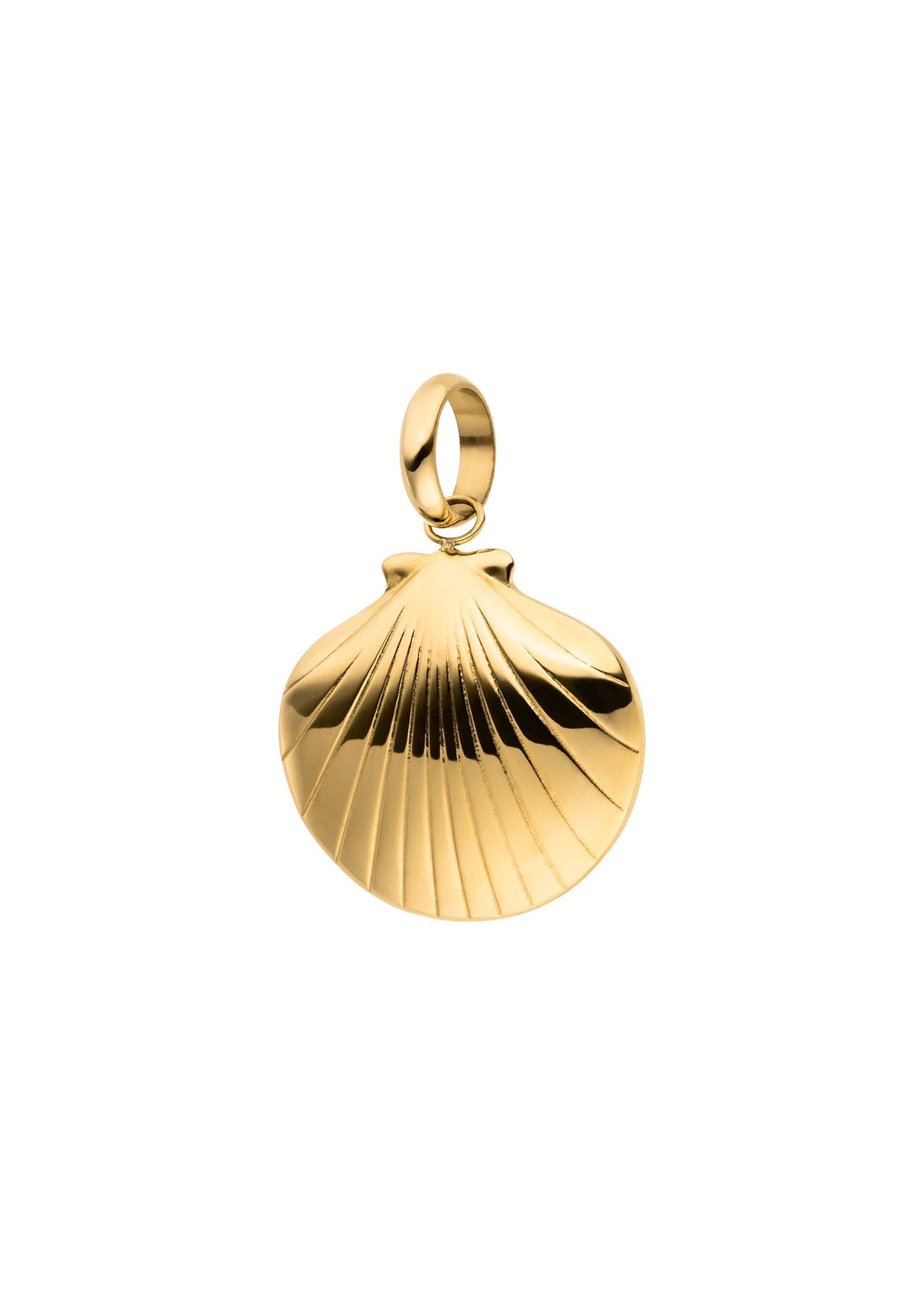PURELEI Anhänger 'Seashell' in Gold: Vorderseite