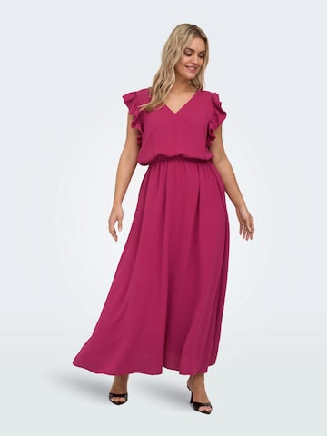 ONLY Carmakoma - Vestido 'CARMETTA' em vermelho