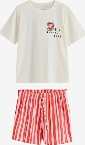 Next Pyjamashortsit värissä beige: etupuoli