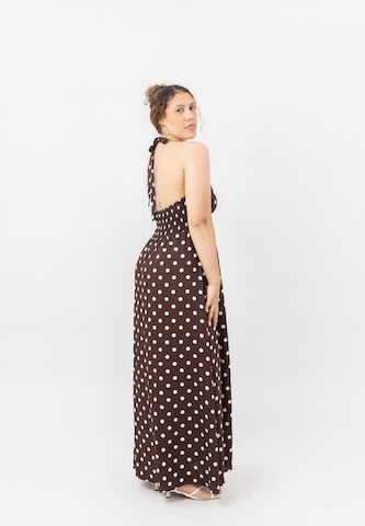 Robe d’été Elara en marron